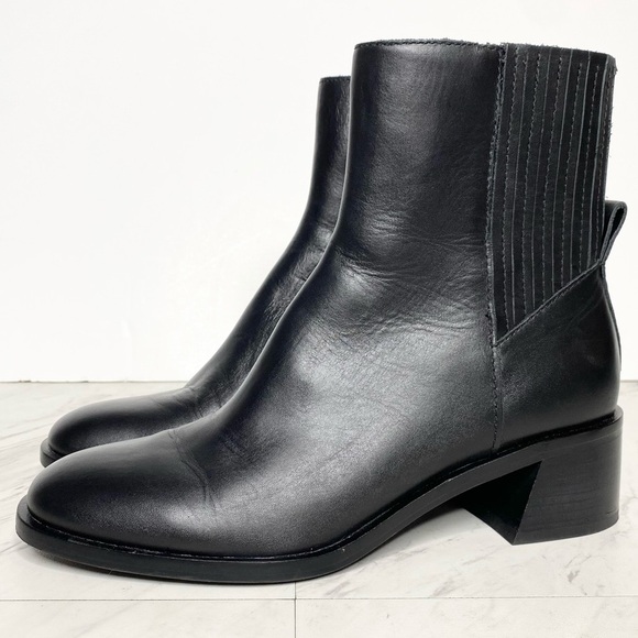Dolce Vita Linny Black Leather Bootie 7 1/2 - Picture 1 of 14